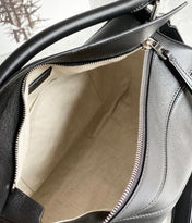 MEDIUM 29 PUZZLE BAG IN BLACK SOFT GRAINED CALFSKIN