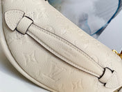 LV BUMBAG WAIST BAG 37 IN CREAM GRAINED CALFSKIN