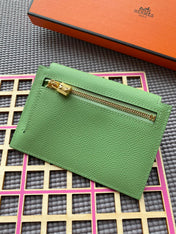 HM Kelly Pocket 13.5 Green Epsom Ghw