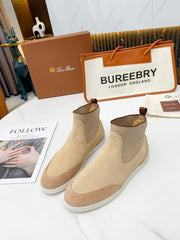 LP CHARMS ANKLE BOOTS BEIGE CASHMERE FABRIC