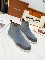 LP CHARMS ANKLE BOOTS GRAY CASHMERE FABRIC