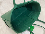 SMALL ARCO TOTE 30 IN GREEN PEA LAMBSKIN