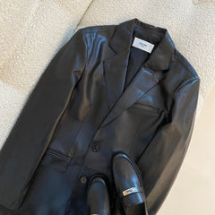 CELINE 25S LEATHER JACKET 0100