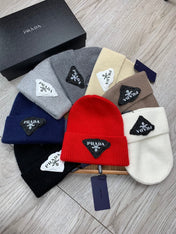 BEANIE HAT IN RHINO GRAY WOOL 431361