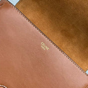 FOLCO CUIR TRIOMPHE 18 IN RED BROWN CALFSKIN