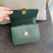 TRIPHOME BOX 18 CALFSKIN SEA GREEN