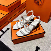 MID - SANDAL WHITE CALFSKIN