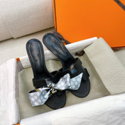 0asis Sandal Epsom Calfskin Black