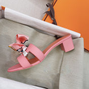 0asis Sandal Epsom Calfskin Rose