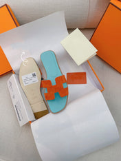 0ran Sandal Tifany/Orange Suede