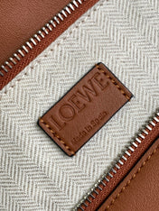 LOE PUZZLE LARGE 35 BAG IN BRONZE BROWN CALFSKIN