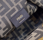 FENDI FIRST SMALL 32 IN LIGHT BLUE NAPPA LEATHER BAG GOLD HARDWARE