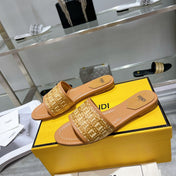 FF Women Raffia Sandal Tan