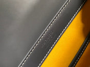 SAÏGON PM BAG 28 IN GREY GOYARDINE CANVAS AND CALFSKIN