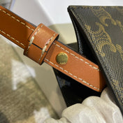 TRIOMPHE  32 BLUE IN PATTERN CALFSKIN