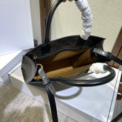 TRIOMPHE  32 BLACK IN PATTERN CALFSKIN