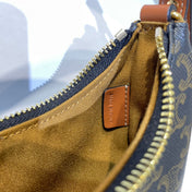 AVA BAG 75MM IN BLACK TRIOMPHE CANVAS AND CALFSKIN