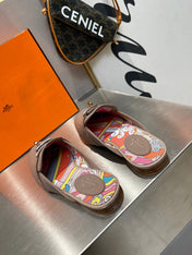 0Z MULE ASH CALFSKIN WITH PATTERN