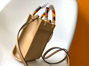 Fend Mini Sunshine Shopper Bag 18 Beige Leather
