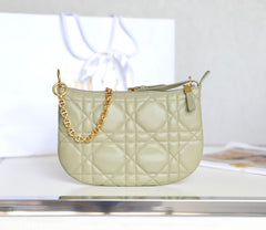 MINI CARO BAG 25 IN BEIGE LAMBSKIN
