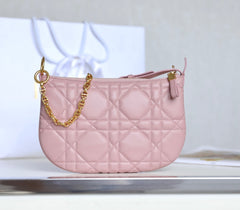 MINI CARO BAG 25 IN LIGHT PINK LAMBSKIN