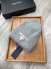 BEANIE HAT IN DOLPHIN GRAY WOOL 108750