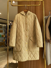 BURBERRY 25S LONG HOODED COAT 062