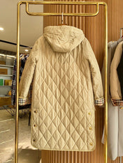 BURBERRY 25S LONG HOODED COAT 062