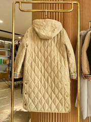 BURBERRY 25S LONG HOODED COAT 062