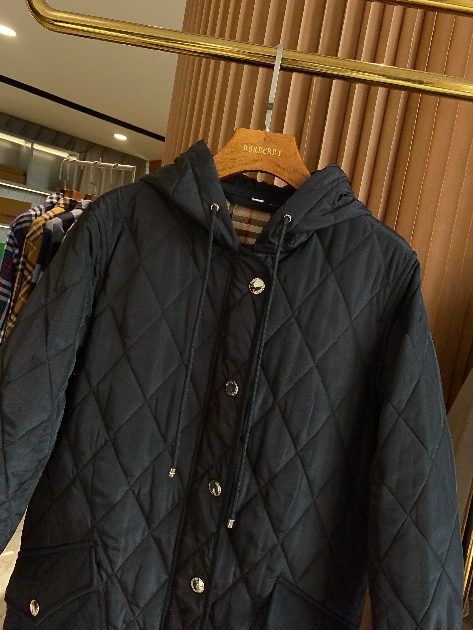 BURBERRY 25S LONG HOODED COAT 061