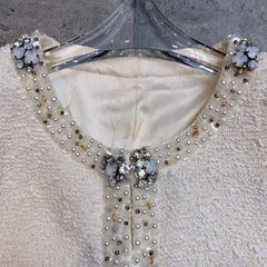 CHANEL 25S EMBELLISHED TWEED JACKET 395