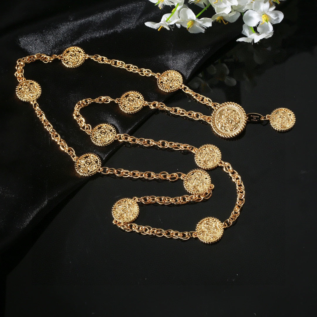 CHANEL 25S GOLD CHAIN BELT 610545