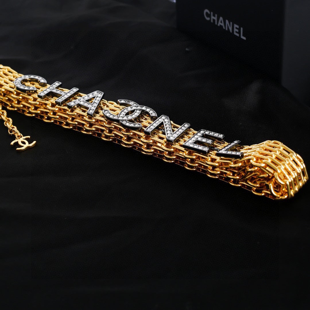 CHANEL 25S GOLD CHAIN BELT 612632