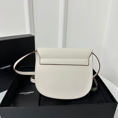 KAIA 18 HANDBAG IN WHITE CALFSKIN
