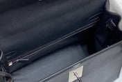 KELLY 28CM IN NOIR EPSOM CALFSKIN SILVER HARDWARE