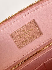 PETIT PALAIS PM MEDIUM SHOULDER BAG 29 IN PINK EMBOSSED COWHIDE GOLD-TONE HARDWARE