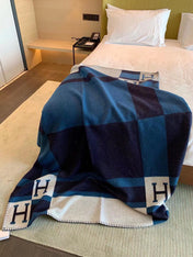 BLANKET 170 CM IN COLORFUL WOOL AND CASHMERE 689475