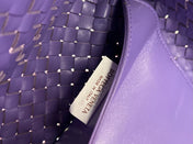 LARGE CABAT 51 IN MAUVE PURPLE LAMBSKIN