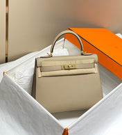 KELLY 28CM IN TRENCH EPSOM CALFSKIN GOLD HARDWARE