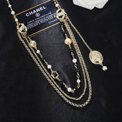 CHANEL 25S CHAIN BELT WITH PEARL 610546