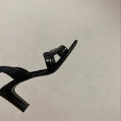 SLINGBACK ETERNITE 75 BLACK LAMBSKIN AND CROCODILE LEATHER