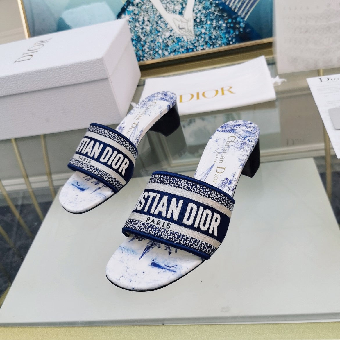 CD Mule Dway Heeled Slide 45mm Style 40