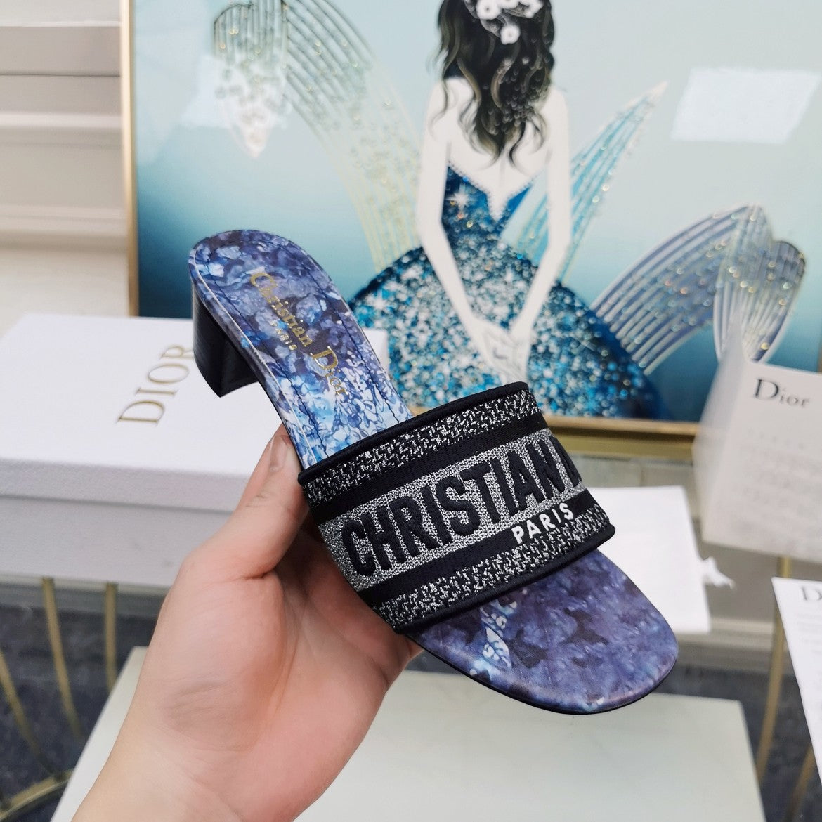 CD Mule Dway Heeled Slide 45mm Style 30