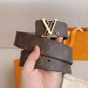 LV 25S BELT 40 MM IN BROWN CALFSKIN 593208