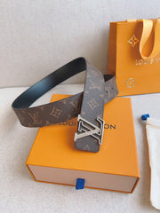 LV 25S BELT 40 MM IN BROWN CALFSKIN 593209