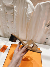 0ASIS SANDALS CARAMEL LAMBSKIN ATTACH CRYSTAL