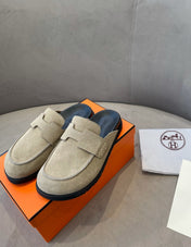 G0 MULE BEIGE SUEDE