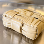 CANDY ARCO TOTE 20 IN BEIGE SOFT LAMBSKIN