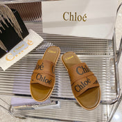 WOODY SLIPPER IN CIDER BROWN CANVAS