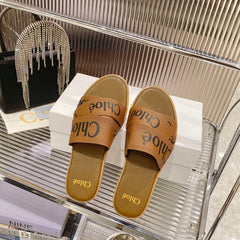 WOODY SLIPPER IN CIDER BROWN CANVAS